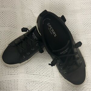 Sperry Women's Black Sneakers